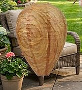 GWHOLE 4 Pack Fake Wasp Nest Decoy, Hanging Fake Hornets Nest for Yellow Jackets Outdoor Garden H...