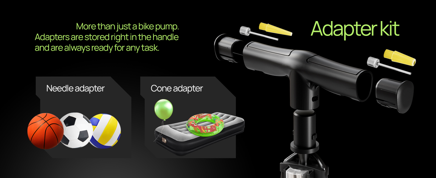 ball pump, stroller wheel pump