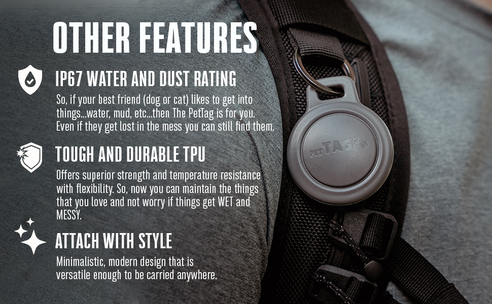premium apple air tag dog tracker collar holder key ring pets baggage wallet bags water dust proof