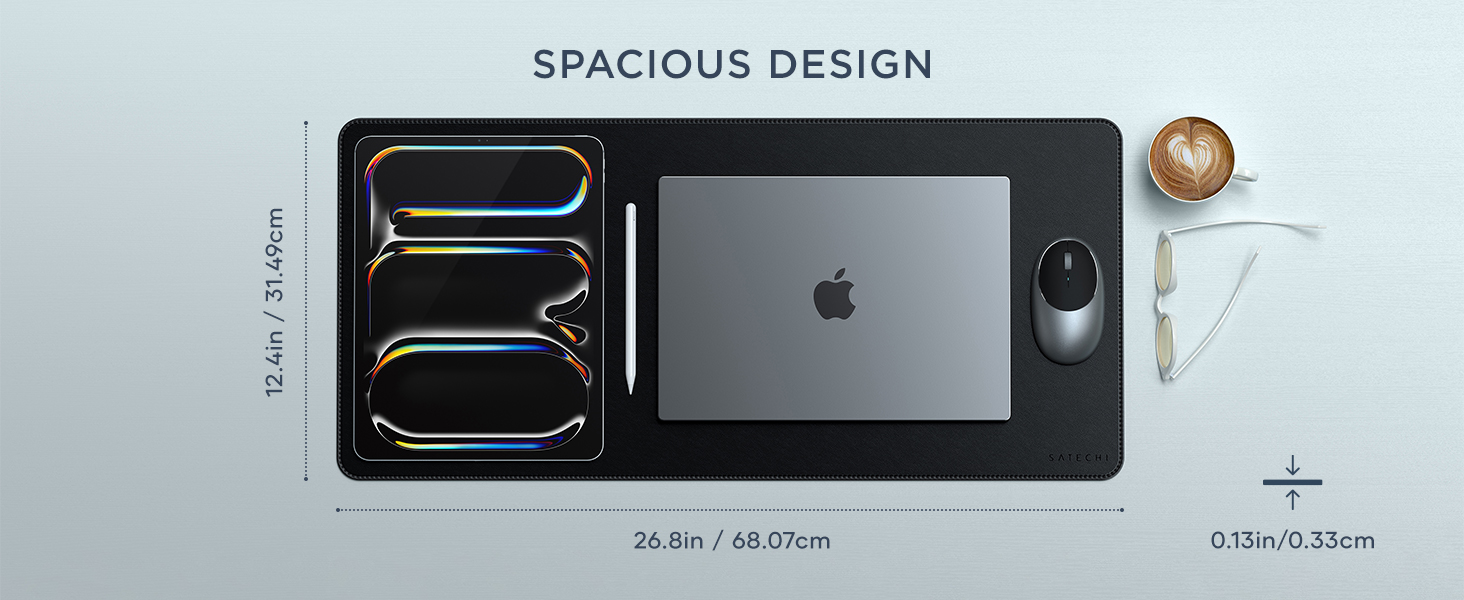 Vegan-Leather Premium Desk Mat