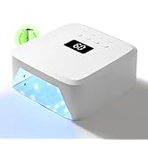 UV Nail Lamp CHRISTINE SHELLY, Rechargeable LED Nail Light Professional Nail Dryer with 4 Timer S...