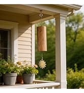 Handmade Bamboo Meditation Wind Chime/Superbly pleasant to the ear/Instantly calms the mind/Perfe...