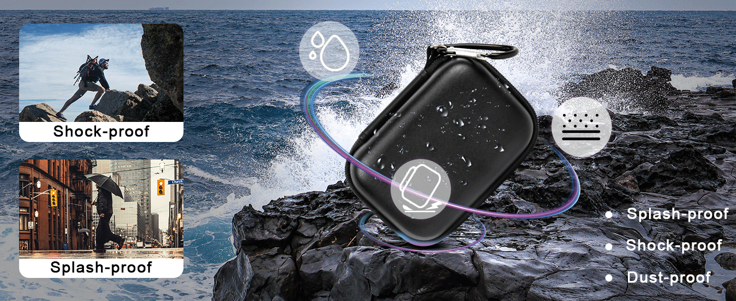 Carrying Case Compatible with Crucial X10/ X9 Pro 4TB/ 2TB/ 1TB Portable SSD