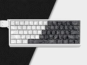 womier topographic key cap,double shot PBT keycaps