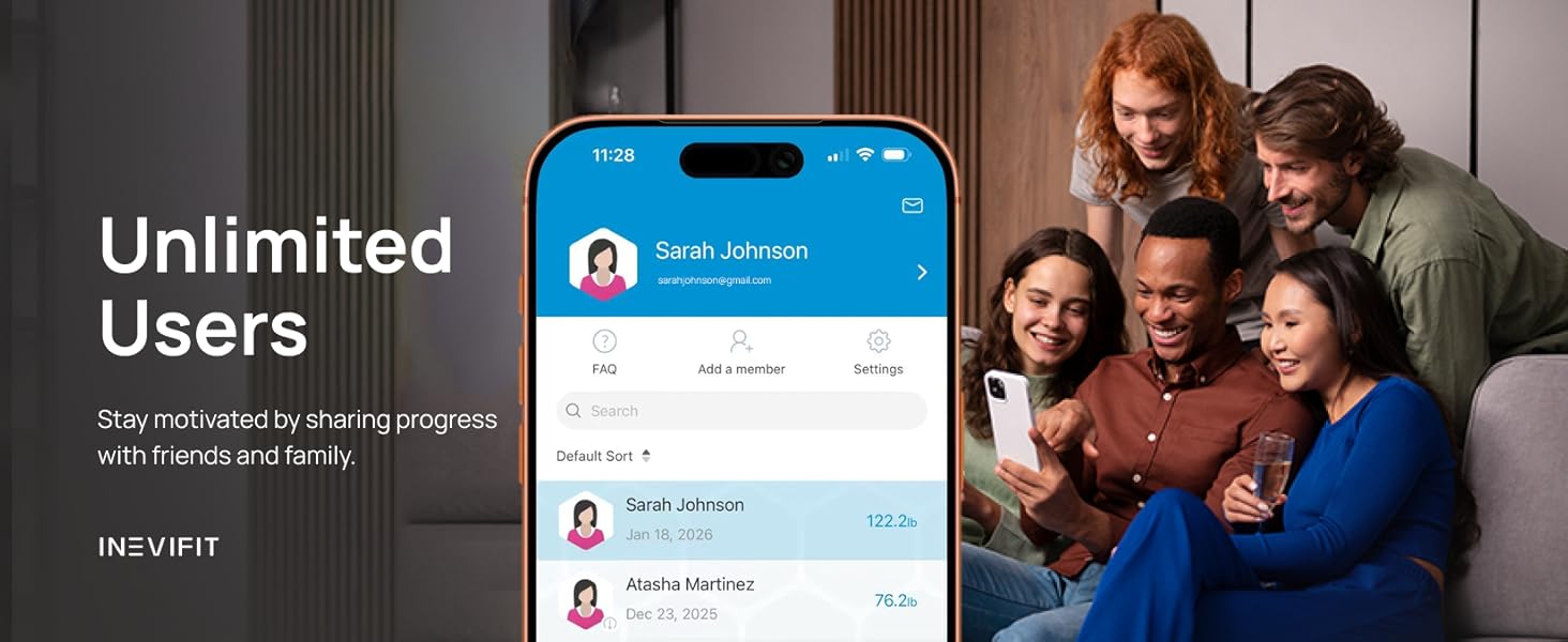 Bluetooth Eros Smart Body Fat Scale - Premium A+