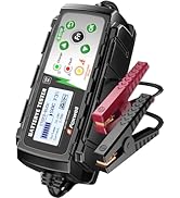FOXWELL BC521 4-in-1 Battery Charger &amp; Tester – 5A 12V Smart Battery Maintainer &amp; Trickle Charge,...