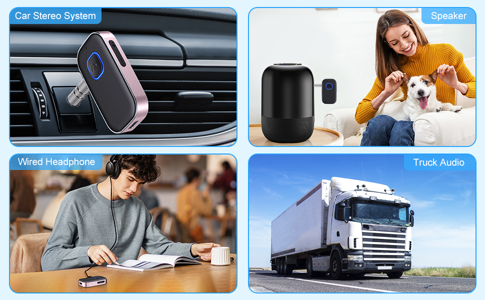 work for car stereo system, speaker, wired headphone, truck audio