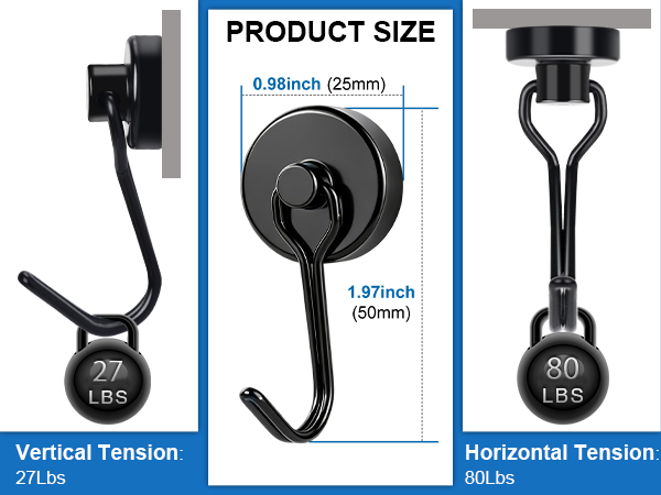 E BAVITE Magnetic Hooks