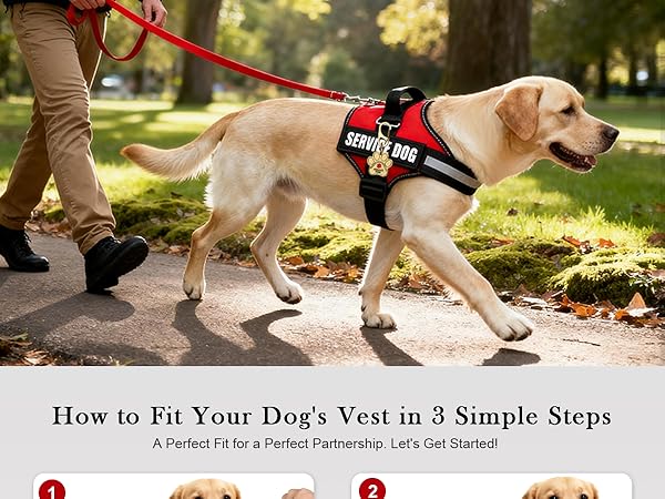 Opstin Service dog vest size from xxs to xxxl
