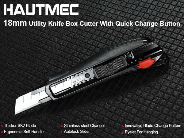 Soft Grip Auto-Lock Utility Knife