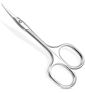 ANRUI Cuticle Scissors with Extra Fine Curved, Manicure Scissor with Precise Pointed Tip, Eyebrow...