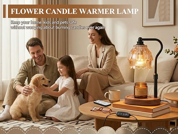 FLOWER CANDLE WARMER LAMP