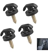Zosgrew 4 PCS Car Cargo Net Hooks, Rust-Proof Luggage Net Hooks, Multi-Functional Tie Down Hangin...
