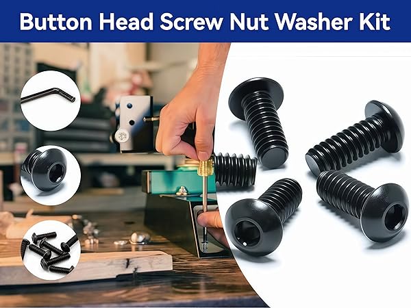 hex button head screws