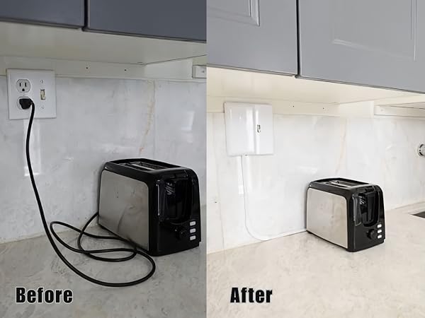 plugs for electrical outlet extension cord surge protector regleta de enchufes multiples hide cords