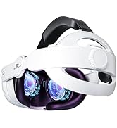 Saqico Head Strap For Meta Quest 3,Pressure-Free Elite Strap for Oculus Quest 3 Accessories Repla...