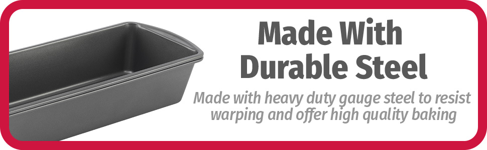 made with durable steel