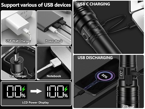 rechargeable flashlights
