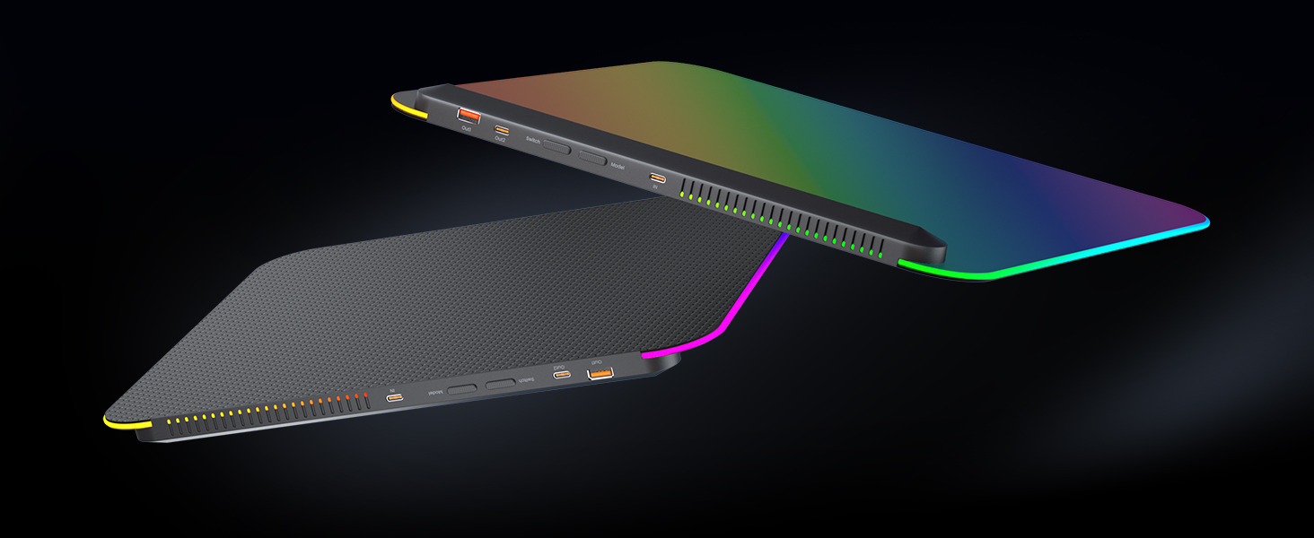 BladeHawks BX10 RGB Full Backlight Gaming Mouse Pad