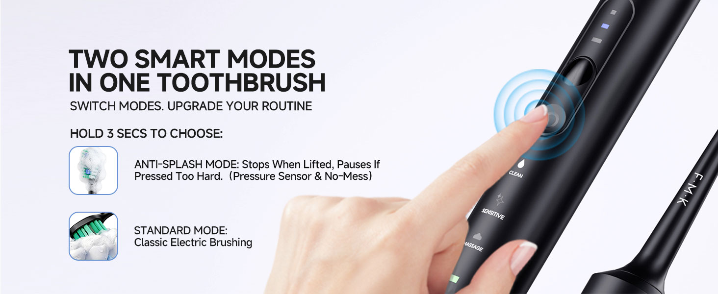 2-in-1 Anti-Splash Brushing