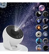 Galaxy Projector, 13 in 1 Planetarium Star Projector Realistic Starry Sky Night Light with Solar ...