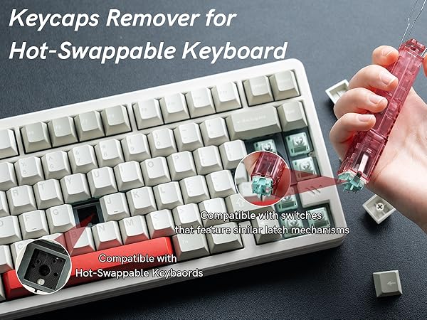 Keycaps Remover for Hot-Swappable Keyboard