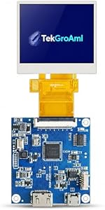 TekGroAml 6.8 Inch Display Kit, 480x1280 LCD Screen & HDMI Driver Board