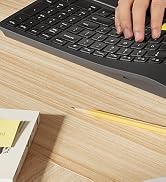 Nulea Wireless Ergonomic Keyboard, Split Keyboard with Wrist Rest, USB-C Charging, 7-Color Backli...