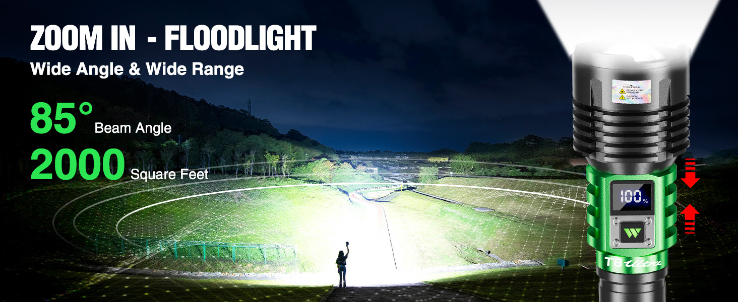 led flashlight rechargeable