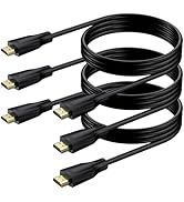 DoroJepi 8K HDMI Cable 3FT 3-Pack, Ultra High Speed HDMI Cable 48Gbps HDMI 2.1 Cord eARC Support ...