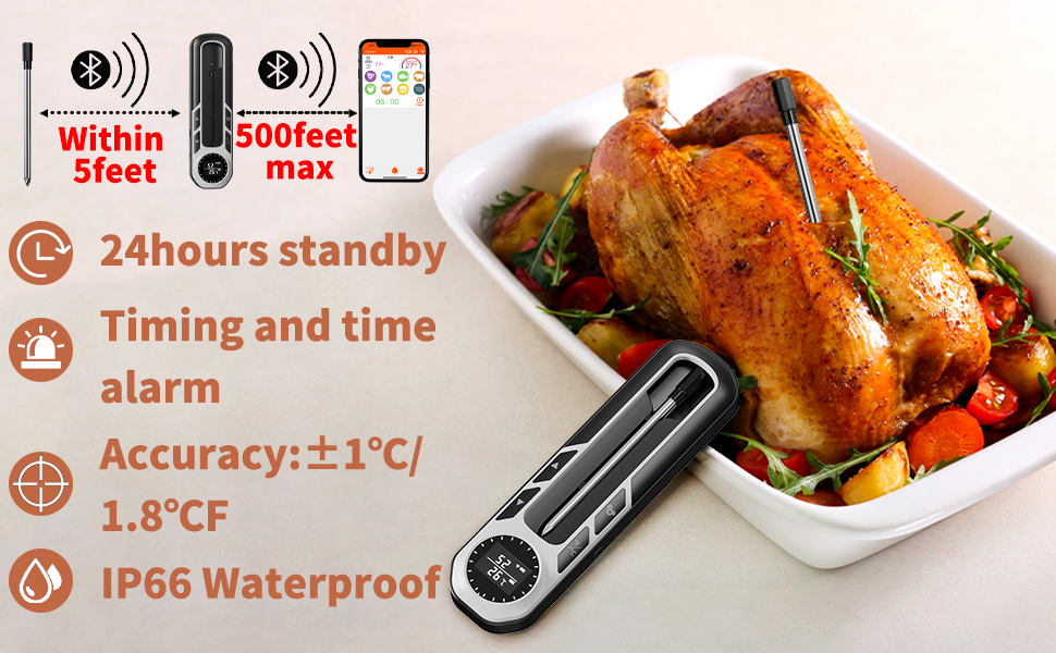 wireless meat thermometer
