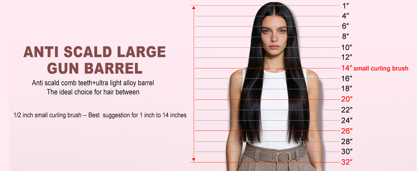 1/2 inch small curling brush