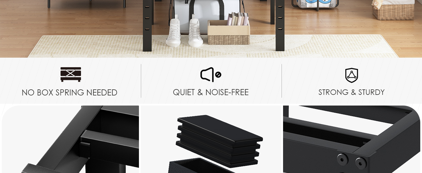 heavy duty bed frame