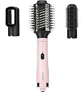 Rozamor Titanium Blow Dryer Brush, Volumizer Hair Dryer Brush, 3 in 1 Negative Ion Pink Interchan...