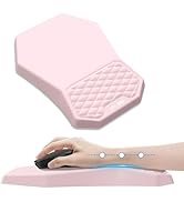 Ergonomic Mouse Pad Wrist Rest Support, Massage Design Surface for Carpal Tunnel Pain Relief, Mem...