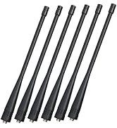 Samcom Long Antenna with SMA-Female for Two Way Radio, 6.7 inch Elastic and Non-deformable Walkie...