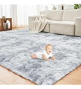 OPPODREAM Area Rug for Living Room, Ultra Soft Nursery Rugs for Bedrooms, 4x6 Fluffy Kids Carpet ...