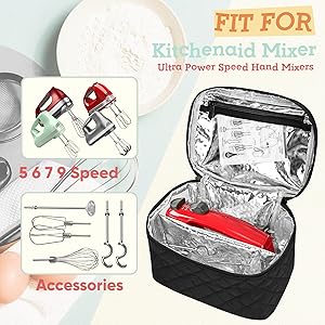 kitchenaid hand mixer bag