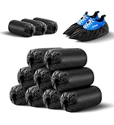 HUADYMEET Shoe Covers Disposable Non Slip For Indoors-100Pack(50 Pairs)-Waterproof Shoes Protecto...