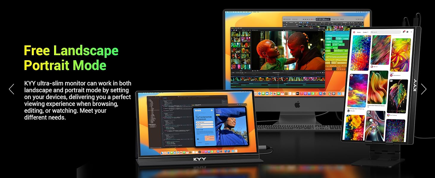 KYY K3 potable monitor for macbook