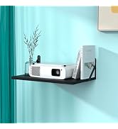 DAWASAPAT Projector Shelf,Projector Wall Mount Floating Shelf, Projector Stand,Projector Rack Hol...