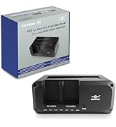 Vantec JX, USB 3.2 Gen 2x1, Triple Bay Dock (Dual M2, SATA) with Clone Function (NST-DM12C31)