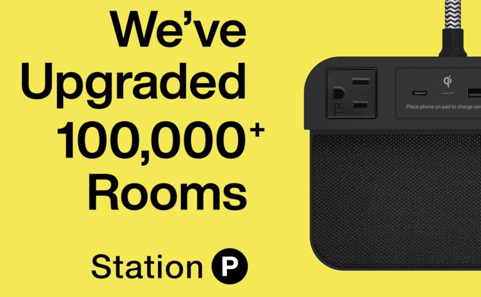 Station P is in over 100000 Hotel Rooms