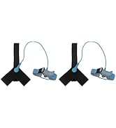 2 Pcs One Size Fits All Anti Static Heel Grounder Straps, Adjustable ESD Elastic Sole Grounder Ba...