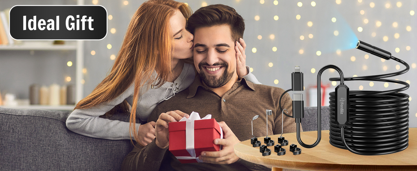 snake camera with light