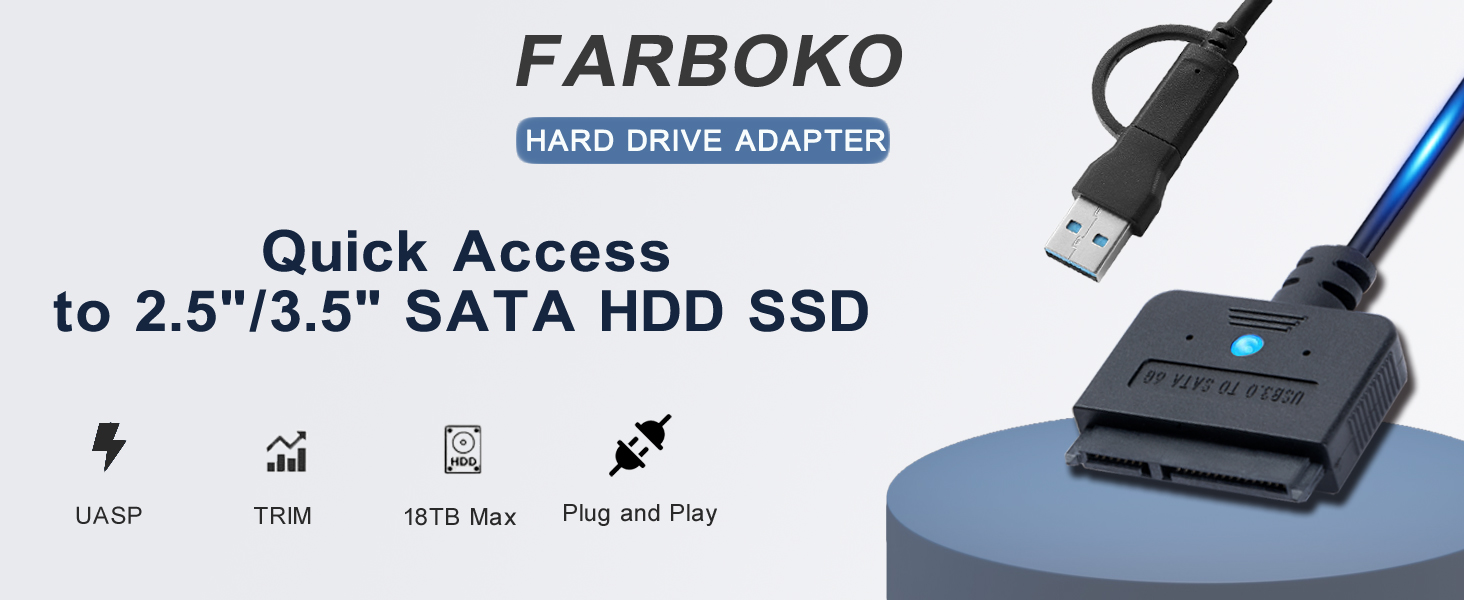FARBOKO HARD DRIVE ADAPTER