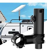 FOVYNA Starlink Gen 2 RV Ladder Mount with Pipe Adapter Rv Pole Mounting Kit Compatible with Star...