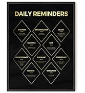 Haus and Hues Framed Inspirational Posters - Wall Decor Positive Wall Art For Office, Motivationa...