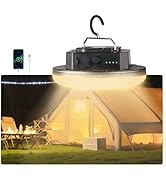 Transparent Portable Rechargeable LED Camping Lights,Waterproof Outdoor Light with 5000Lm,Super B...