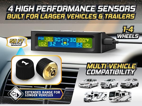 tpms sensors set of 4 tire pressure monitoring system tire pressure reader tire pressure monitoring